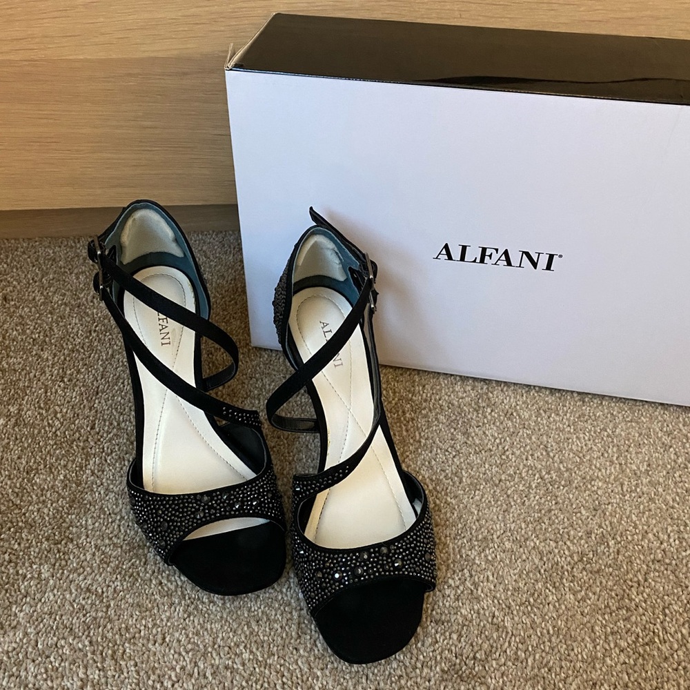 Alfani Cremena Embellished Evening Heels
